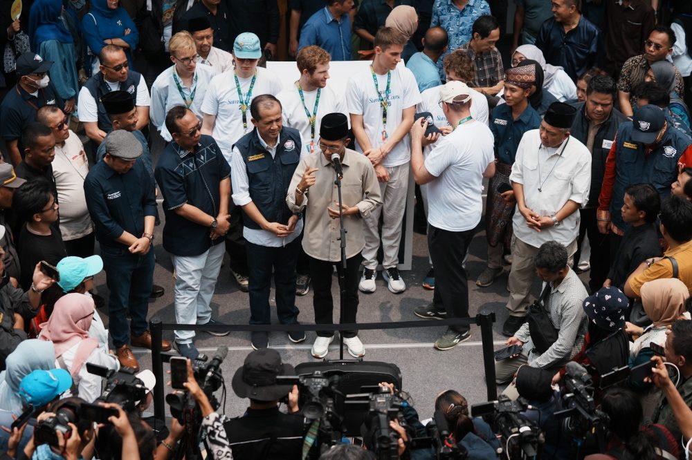 Festival Transmigrasi 2026 di kawasan Rempang Eco City yang dihadiri Menteri Transmigrasi Muhammad Iftitah dan Kepala BP Batam Amsakar Achmad.
