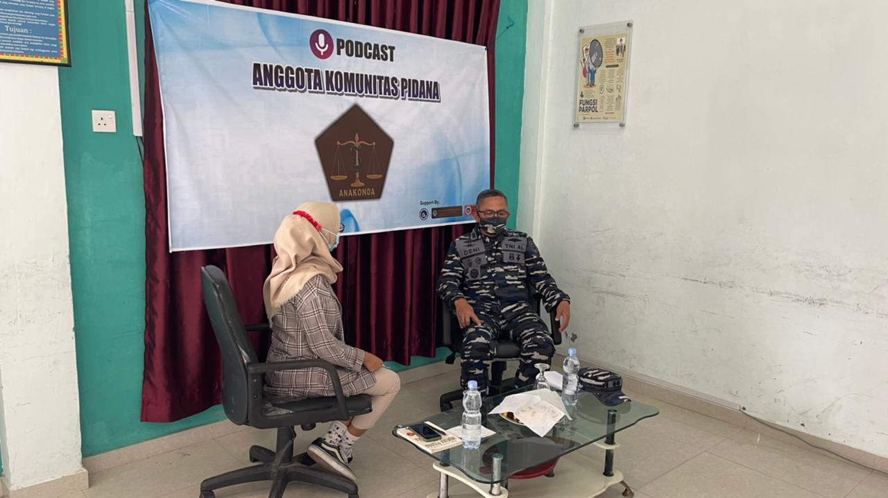 Kepala Dinas Hukum (Kadiskum) Lantamal IV Letkol Laut (KH) Deni Nugraha Ramdani menjadi narasumber dalam podcast di Universitas Maritim Raja Ali Haji (Umrah) Tanjungpinang.