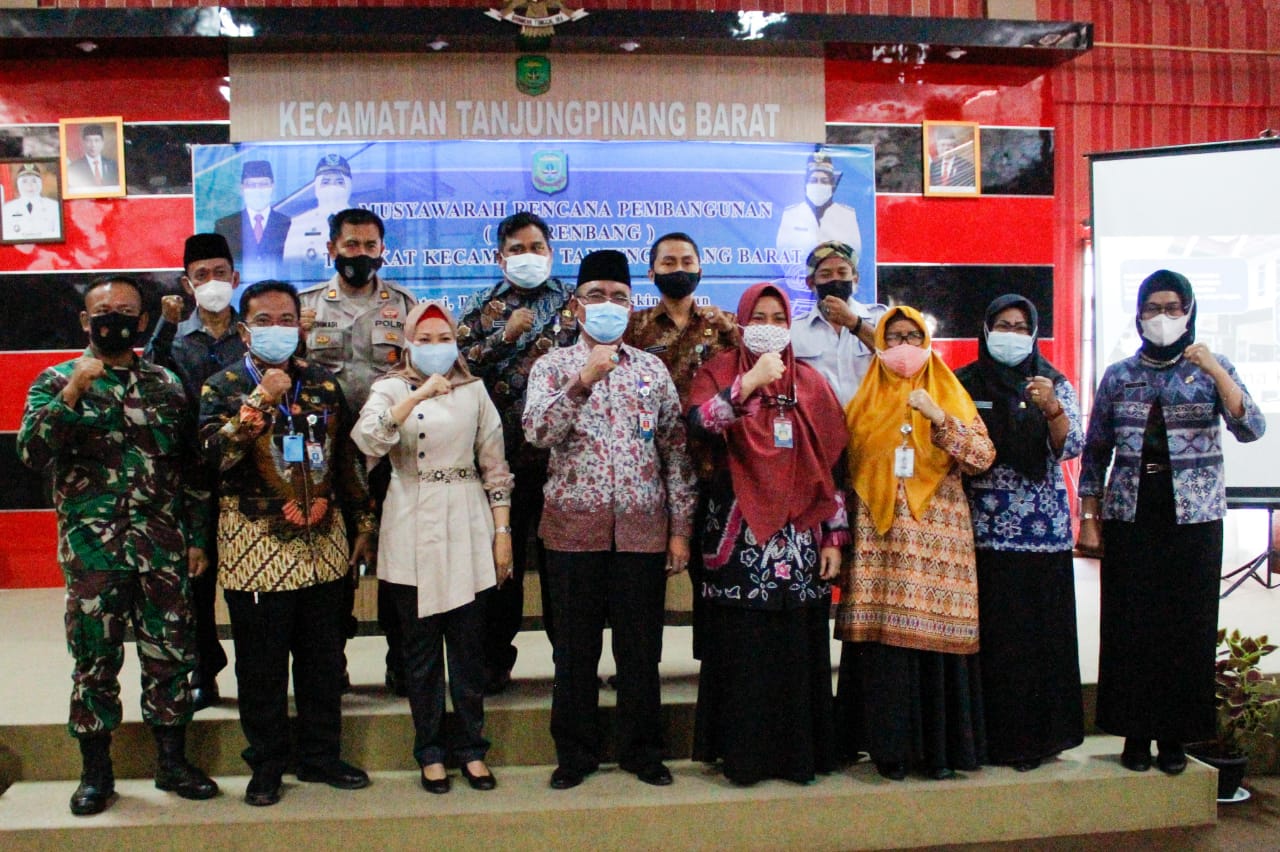 Musrenbang Kecamatan Tanjungpinang Barat, Kamis 18 Februari 2021.