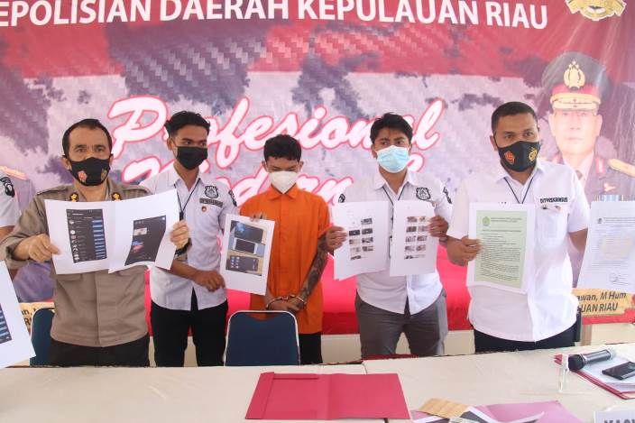 ekspos Polda Kepri