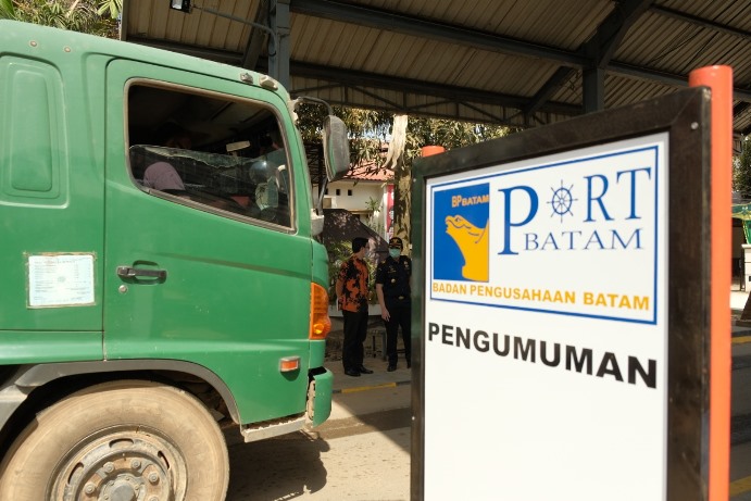 Uji Coba Pelabuhan Batuampar Batam