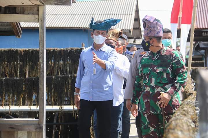 Wali Kota Batam, Muhammad Rudi meresmikan Kampung Tangguh Belakangpadang. FOTO : IST