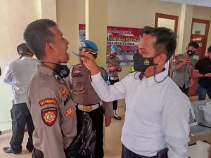 Tes narkoba polres lingga