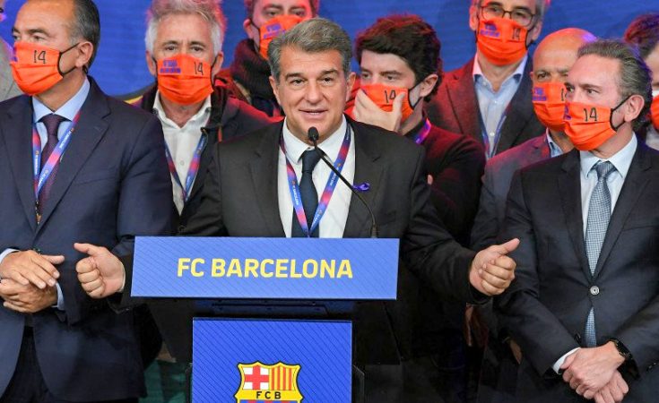 Joan Laporta Presiden Barcelona