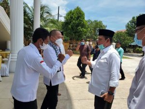 Gubernur Kepri Ansar Ahmad silaturahmi dengan keluarga besar Perpat Kepri di Bengkong Sadai, Kota Batam, Jumat (18/3/2021).
