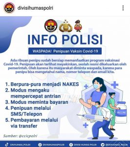 Penipuan Vaksinasi Covid-19