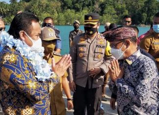 Wakil Ketua DPR RI, Rachmat Gobel, berkunjung ke Kabupaten Lingga, Selasa (2/3/2021)