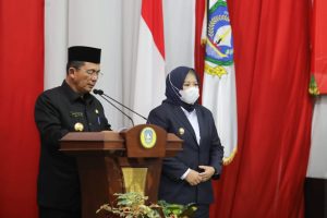 Gubernur Kepri Ansar Ahmad dan Wakil Gubernur Marlin Agustina