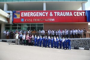 Rumah Sakit Badan Pengusahaan (RSBP) Batam meresmikan layanan Trauma Center, pada Jumat (5/3/2021).
