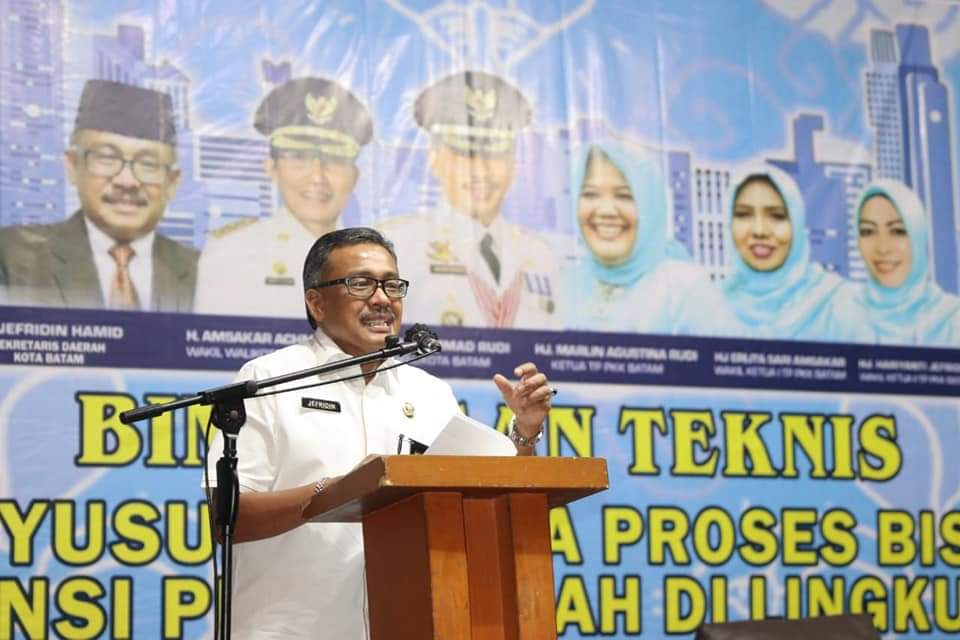 Sekretaris Daerah (Sekda) Batam, Jefridin Hamid