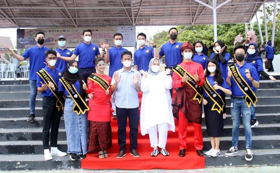 Pembukaan Batam Treasure Hunt di Dataran Engku Putri, Sabtu (13/3/2021).