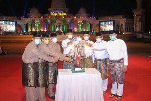 Pembukaan STQ VIII Tingkat Kota Batam Tahun 2021 di Dataran Engkuputri, Selasa (16/3/2021).