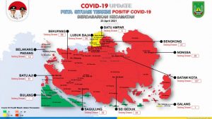 Peta sebaran kasus Covid-19 di Kota Batam per 23 April 2021. Peta sebaran kasus Covid-19 di Kota Batam per 23 April 2021.