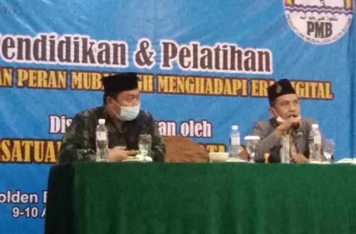 Persatuan Mubaligh Batam (PMB) menggelar Diklat di Golden Bay Hotel, Bengkong, Batam, Jumat sampai Sabtu (9-10/4/2021).