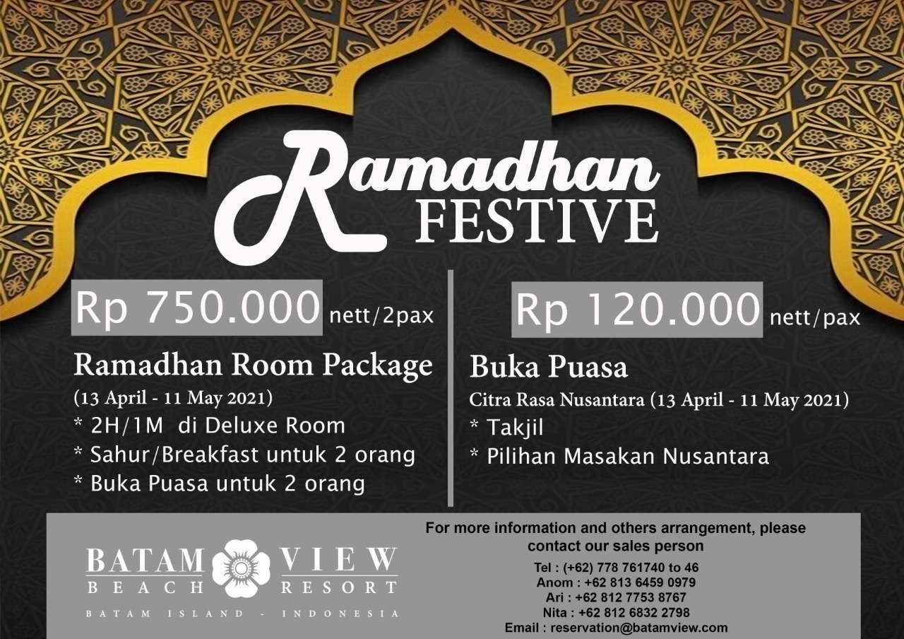 Paket buka puasa dan menginap di Batam View Beach Resort