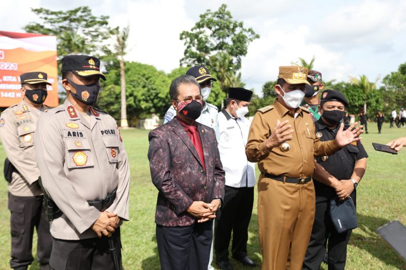 Gubernur Ansar Pimpin Apel Gelar Pasukan Operasi Ketupat Seligi 2021
