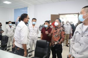 Mendagri Muhammad Tito Karnavian meninjau Kawasan Ekonomi Khusus (KEK) Galang Batang yang dikelola PT Bintan Alumina Indonesia (BAI), di Kabupaten Bintan, Minggu (9/5/2021). Mendagri Muhammad Tito Karnavian meninjau Kawasan Ekonomi Khusus (KEK) Galang Batang yang dikelola PT Bintan Alumina Indonesia (BAI), di Kabupaten Bintan, Minggu (9/5/2021).