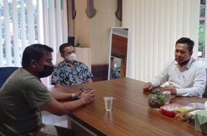 M. Al Ichsan, tokoh muda Batam saat mengunjungi kantor redaksi gokepri.com, Kamis (20/5/2021).