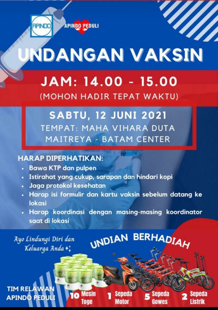 Vaksinasi berhadiah Batam