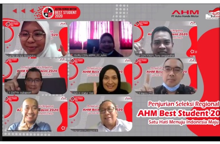 PT Astra Honda Motor (AHM) kembali menggelar kompetisi di bidang pendidikan dalam program AHM Best Student 2021.