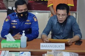 Ditresnarkoba Polda Kepri memusnahkan 1.637,1 gram narkotika jenis sabu pada Kamis (17/6/2021).