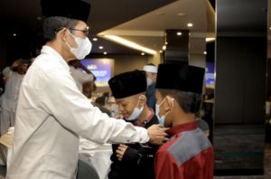 Amsakar Achmad membuka pemantapan training center kafilah STQH Batam