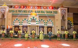 Gubernur Provinsi Kepri Ansar Ahmad membuka secara resmi STQH IX tingkat Provinsi Kepri, Selasa (27/7/2021).