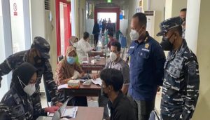 Vaksinasi di Pelabuhan SRI Bintan Pura