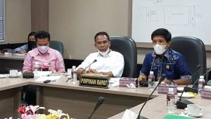 Bapemperda DPRD Batam rapat tentang Jamkesda bersama Pemko Batam, Rabu (30/6/2021).