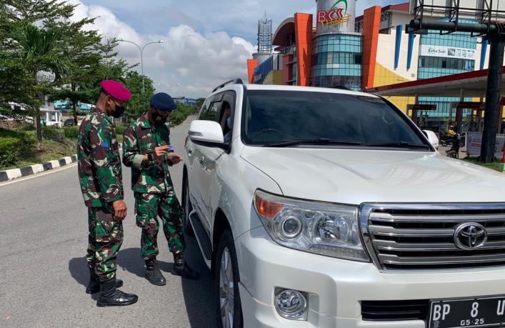 Lanud Hang Nadim turut berperan dalam penerapan PPKM Darurat di wilayah Batam.
