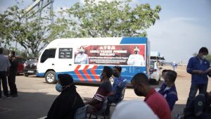 Gerai vaksin keliling Satlantas Polresta Barelang