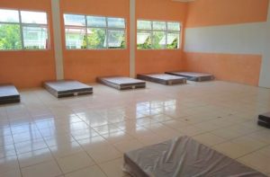 Tempat karantina di SMKN 3 Tanjungpinang.