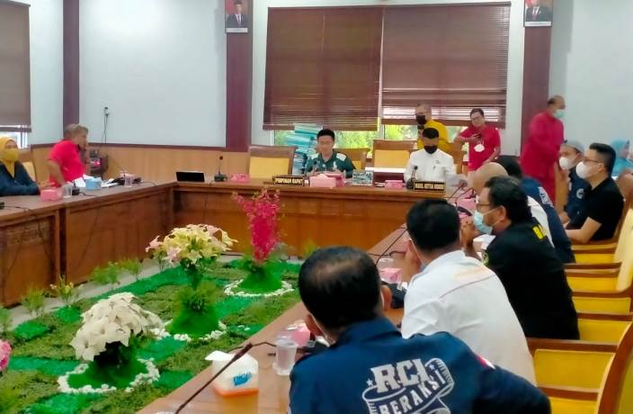 Komisi I DPRD Kota Batam menggelar RDP terkait penarikan kendaraan oleh debt colector atau leasing, Jumat (19/8/2021).