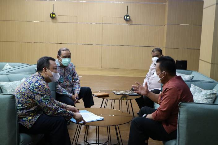 Gubernur Kepri Ansar Ahmad, Kamis (26/8/2021), menemui Direktur Pembangunan Jembatan di Dirjen Bina Marga.