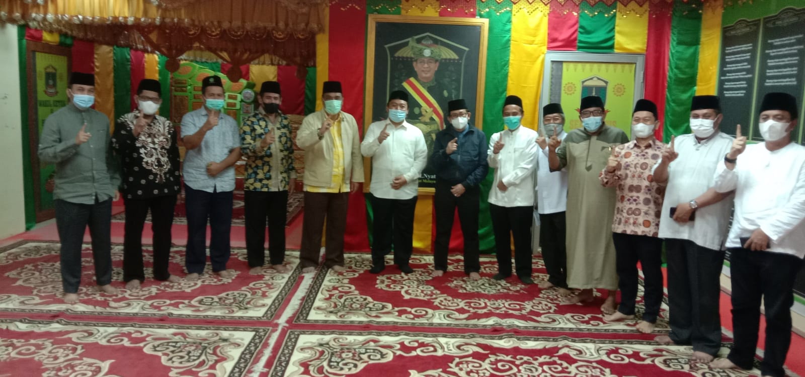 Dewan Pimpinan MUI Kota Batam menggelar silaturahmi bersama Ketua Lembaga Adat Melayu (LAM) Kota Batam, Selasa (28/9/2021).