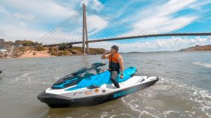 Jet Ski Safari dapat menjadi pilihan salah satu kegiatan olahraga air bagi para tamu Harris Resort Barelang.