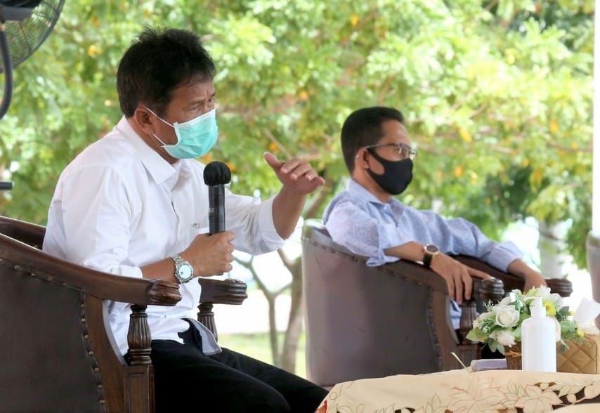 Wali Kota Batam, Muhammad Rudi dan Wakil Wali Kota Batam, Amsakar Achmad.