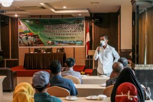 Pelatihan Kebersihan Lingkungan, Sanitasi, dan Pengelolaan Sampah di Destinasi Wisata diikuti 35 pelaku pariwisata di Millenium Hotel, Batu Ampar dari 13-15 September 2021.