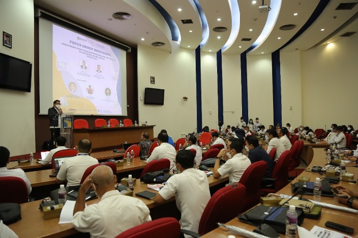BP Batam menggelar Focus Group Discussion (FGD) Monitoring dan Evaluasi Pengelolaan Pengaduan Tahun 2021, Selasa (28/9/2021) pagi.