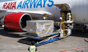 Vaksin AstraZeneca tiba di Bandara Internasional Soekarno-Hatta pada Kamis (16/9/2021) pukul 22.10 WIB.