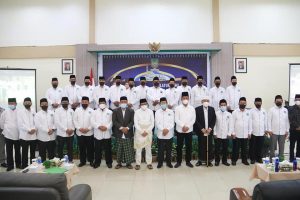 Silaturahmi Walikota dan Wakil Walikota Batam dengan tokoh agama Islam di Aula PIH Batam Center, Sabtu (2/10/2021).