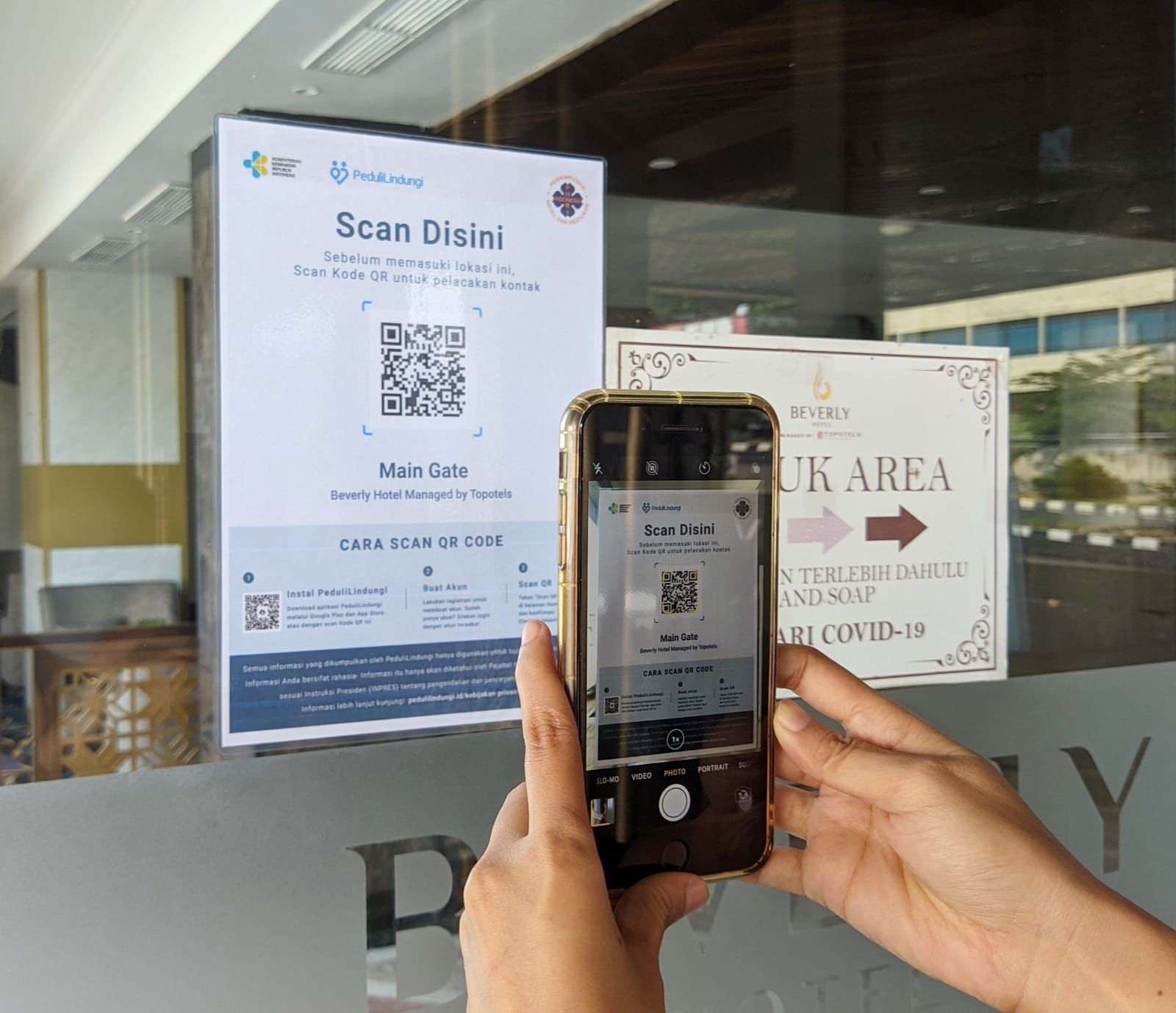 QR Scan di Beverly Hotel