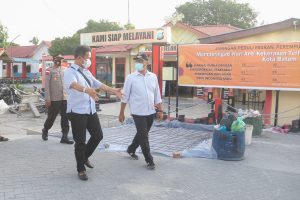 Rudi tinjau pembangunan jalan di Belakangpadang.