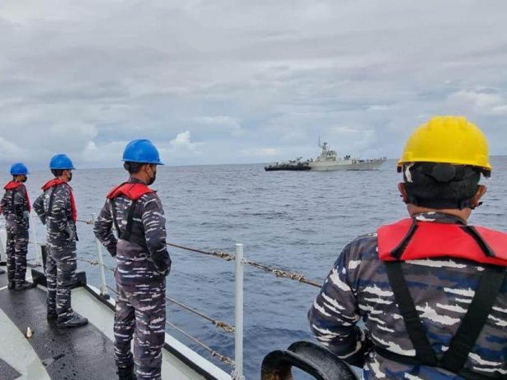 TNI Angkatan Laut (AL) menggelar latihan peperangan laut dalam operasi siaga tempur dengan sandi 'Siaga Segara 21' di Laut Natuna Utara.