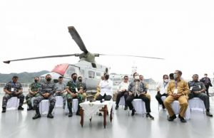 Menteri Koordinator Bidang Politik, Hukum dan Keamanan (Menko Polhukam) Mahfud MD kunjungan kerja di Natuna.