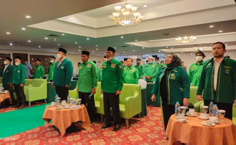 Dewan Pimpinan Cabang Partai Persatuan Pembangunan (DPC PPP) Kota Batam menyelenggarakan Musyawarah Cabang (MUSCAB) V di Golden View Hotel, Bengkong Laut, Batam, Minggu (31/10/2021).