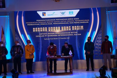 PKS pengembangan kerjasama BP Batam dengan PT Bandara International Batam