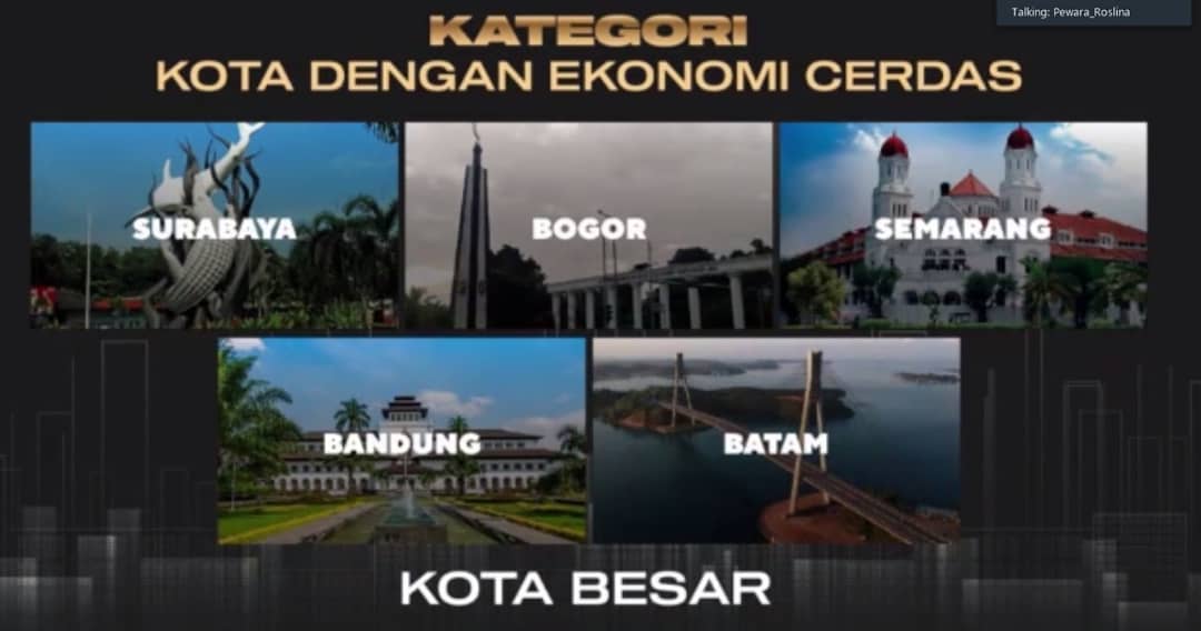 Tangkapan Layar penghargaan yang diterima Kota Batam