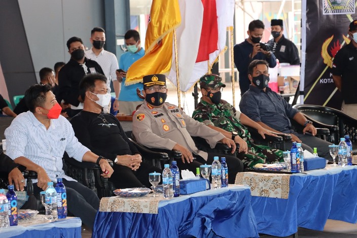 Ketua DPRD Kota Batam Nuryanyto menghadiri kegiatan Kejuaraan Pencak silat Road To 1 Abad Persaudaraan Setia Hati Terate (PSHT).