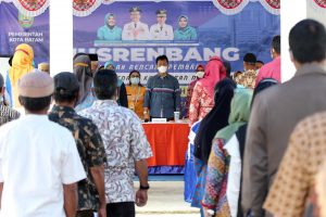 Wali Kota Batam, Muhammad Rudi menghadiri acara kegiatan Musrenbang tingkat Kelurahan Ngenang